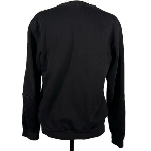 Adidas Unisex Black Crewneck Sweatshirt - Size Medium - Picture 6 of 6